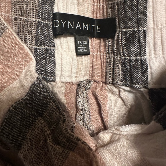 Dynamite High Waisted Striped Shorts - Picture 2 of 2